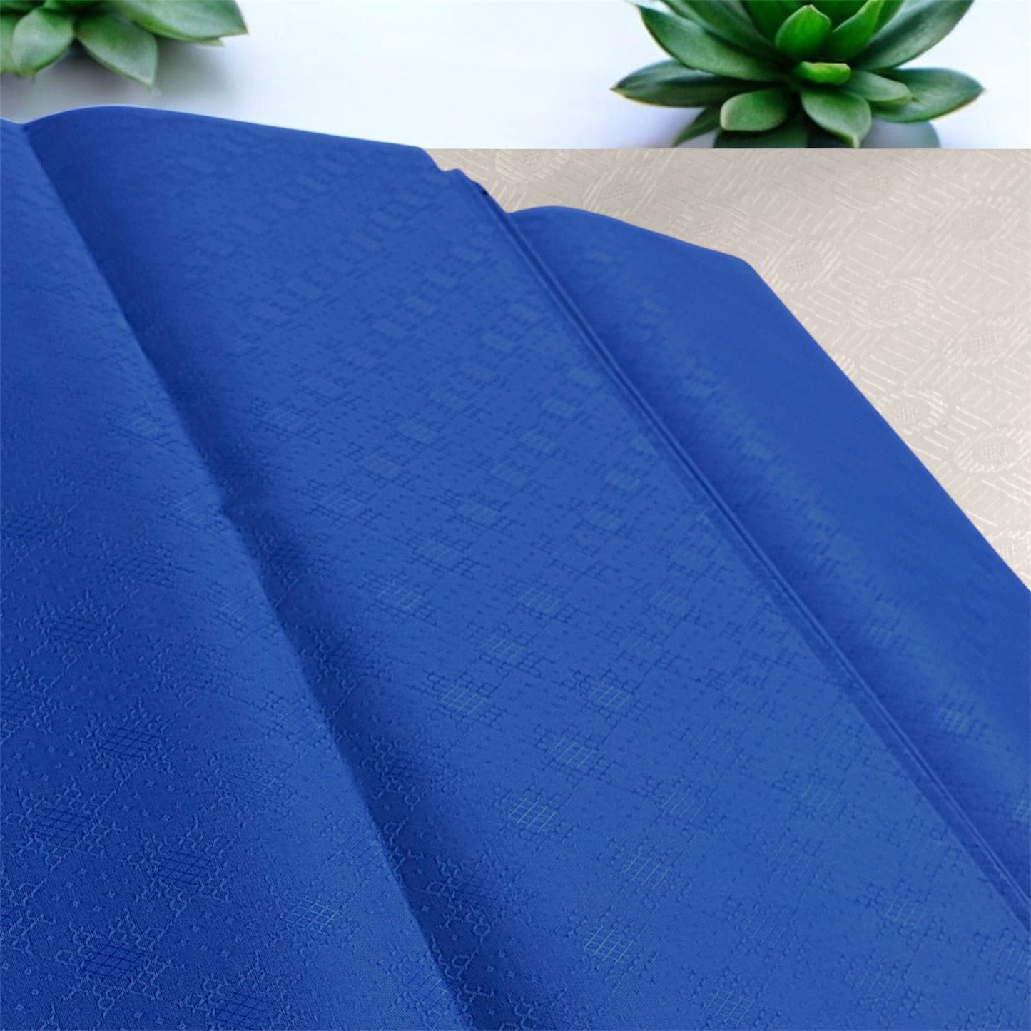 2 PC cotton KT (Navy blue 255) Self Design Collection for Summer Seasons