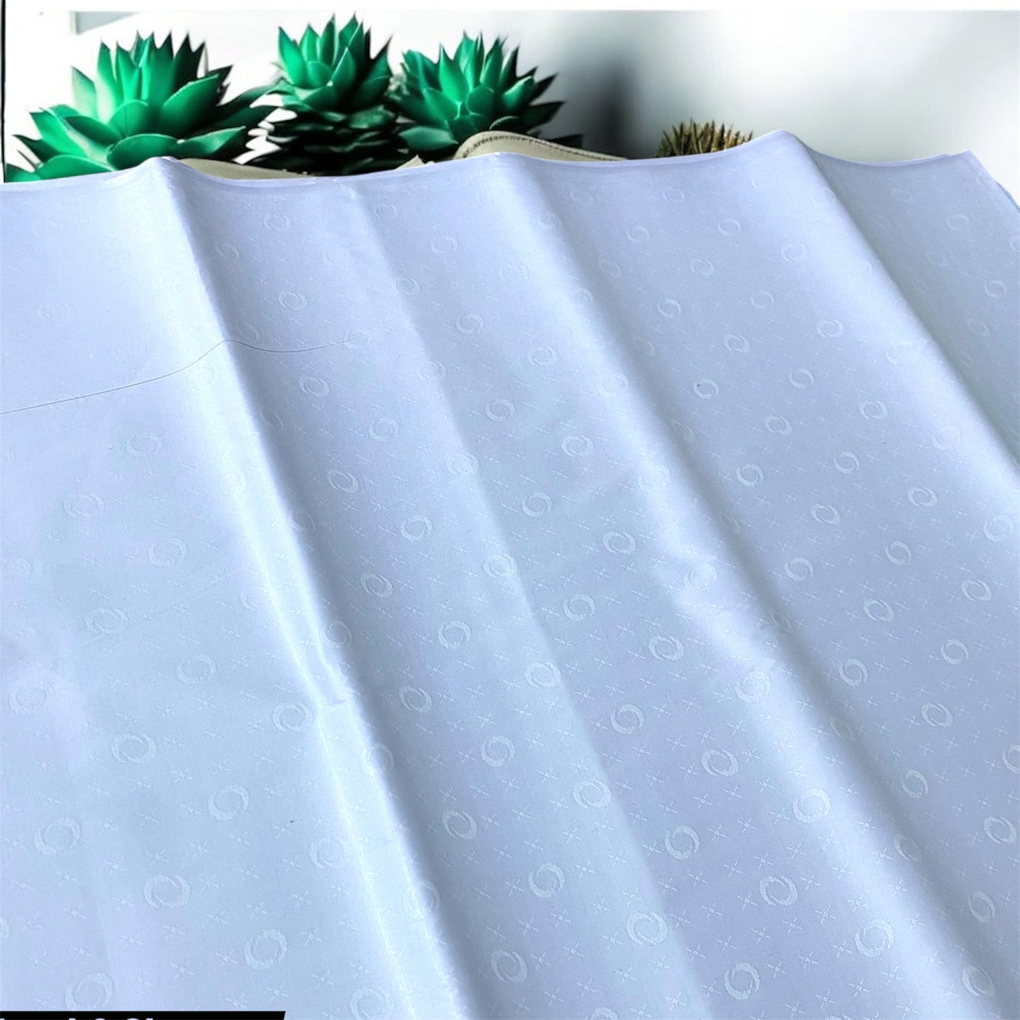 2 PC cotton KT (White 255) Self Design Collection for Summer Seasons