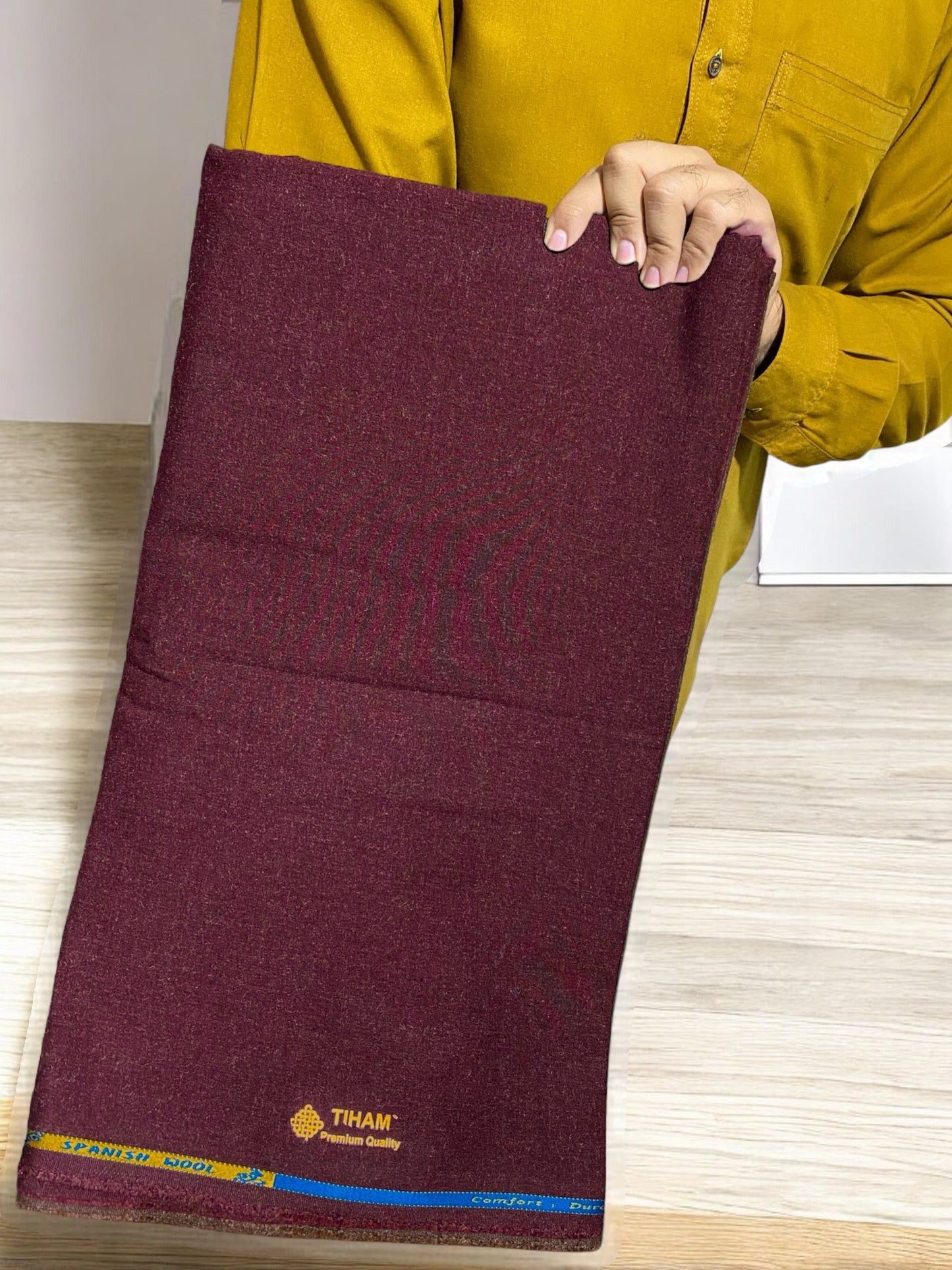 (Maroon redish) Spanish wool for Men - Super Viral Collection