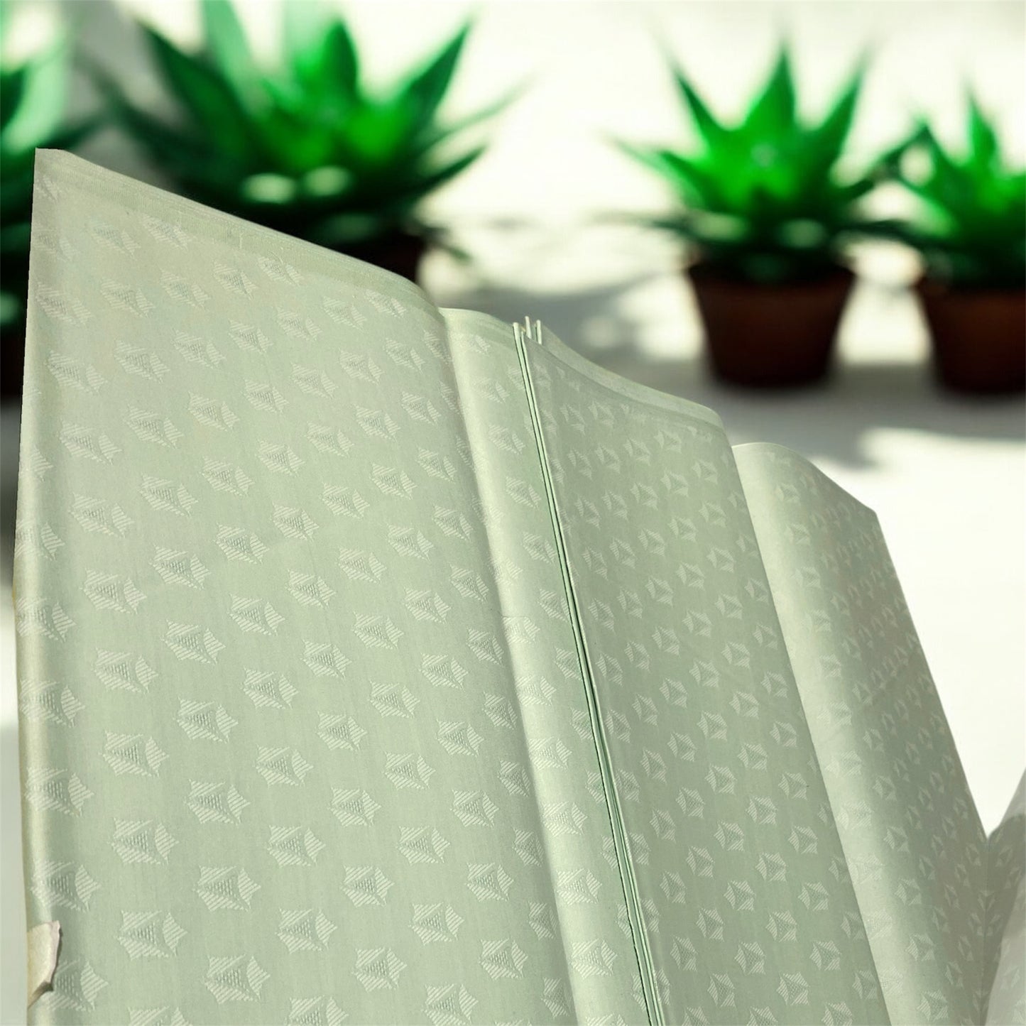 2 PC cotton KT (Mint 230) Self Design Collection for Summer Seasons