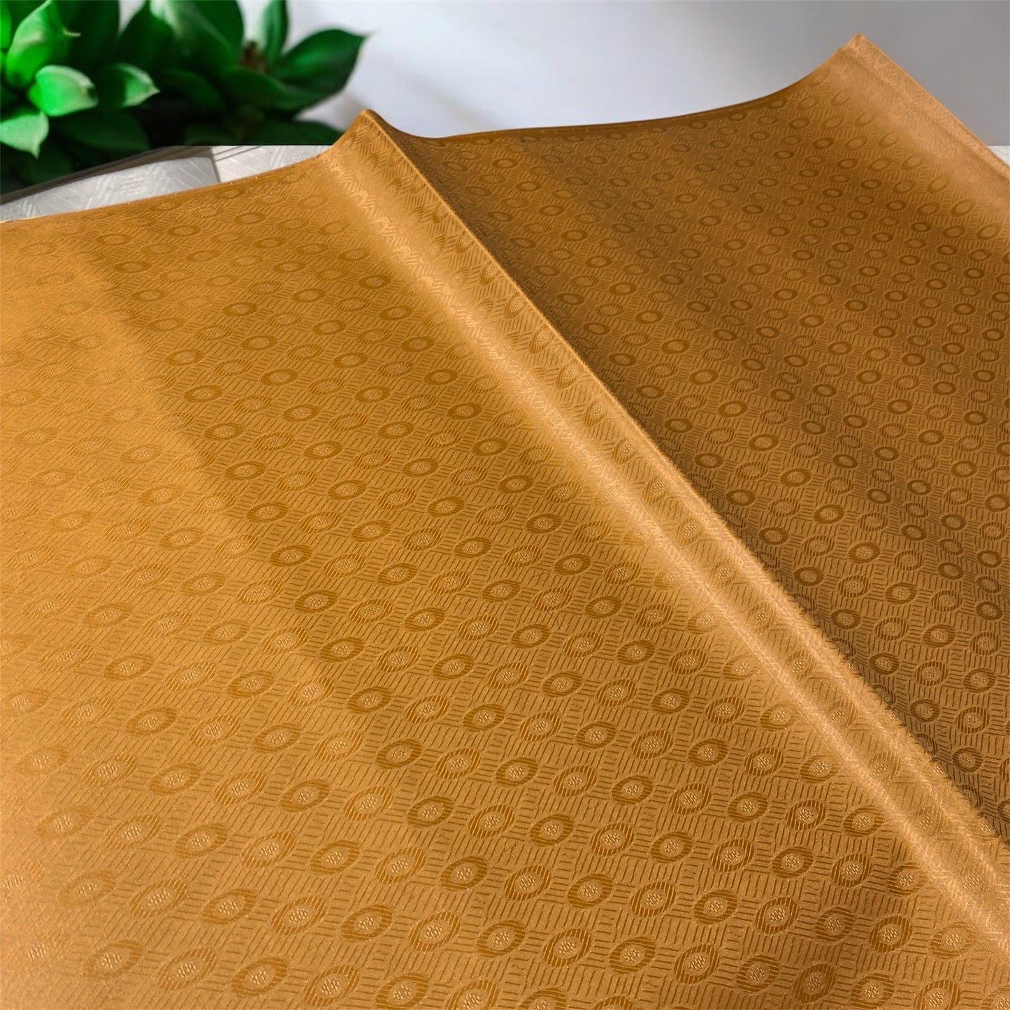 2 PC cotton KT (Mustard 231) Self Design Collection for Summer Seasons