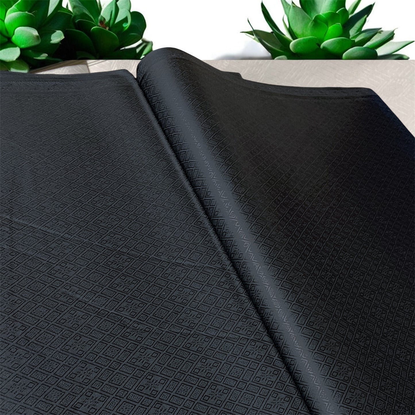 2 PC cotton KT (Black 230) Self Design Collection for Summer Seasons