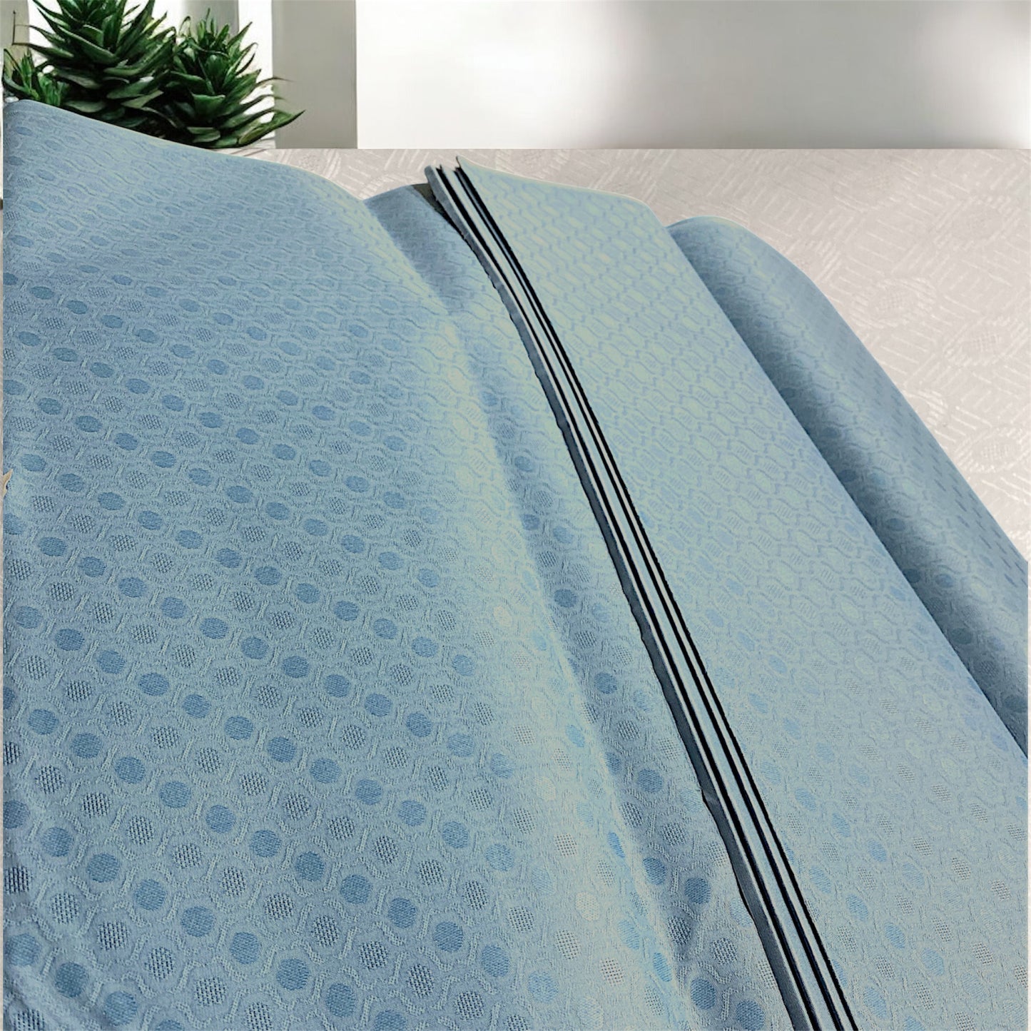 2 PC cotton KT (Dubai Gray 250) Self Design Collection for Summer Seasons