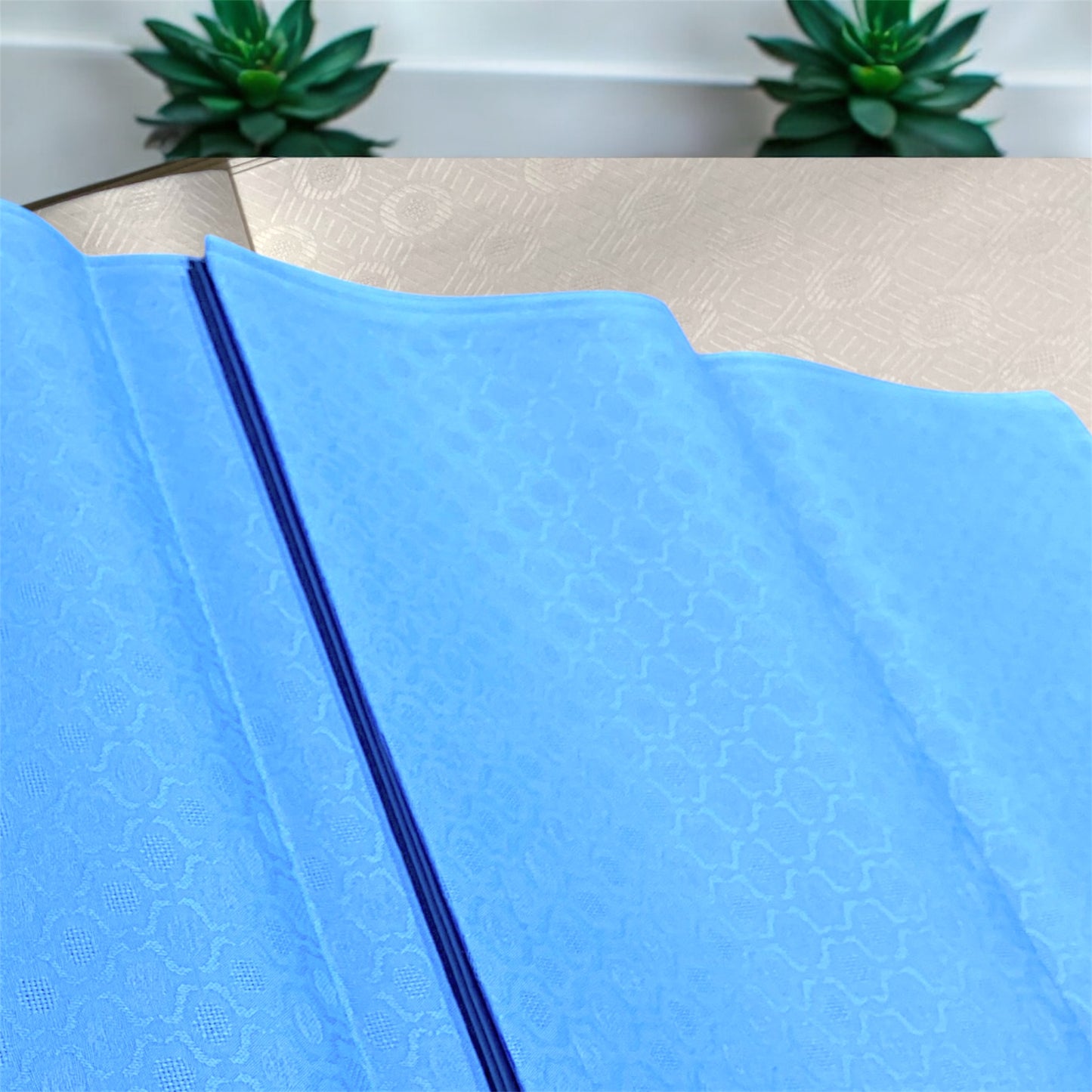2 PC cotton KT (Sky 280) Self Design Collection for Summer Seasons