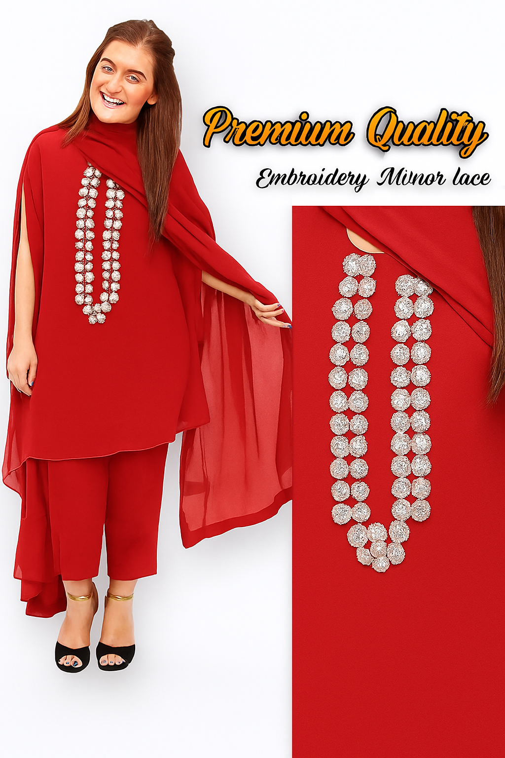 (Strong red) Shine velvet for winter Seasons