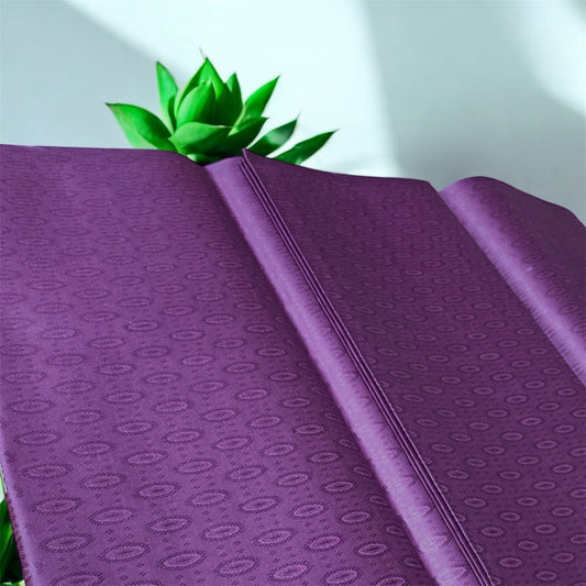 2 PC cotton KT (Purple 230) Self Design Collection for Summer Seasons